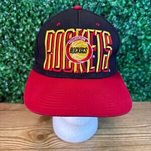 Vintage Houston Rockets NBA Snapback Hat Rare Adult Cap HTF